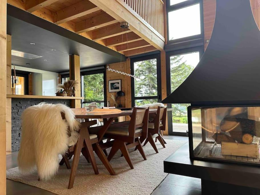 Chalet D'Architecte Avec Vue Panoramique Allos Exteriér fotografie