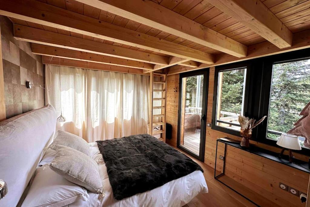 Chalet D'Architecte Avec Vue Panoramique Allos Exteriér fotografie