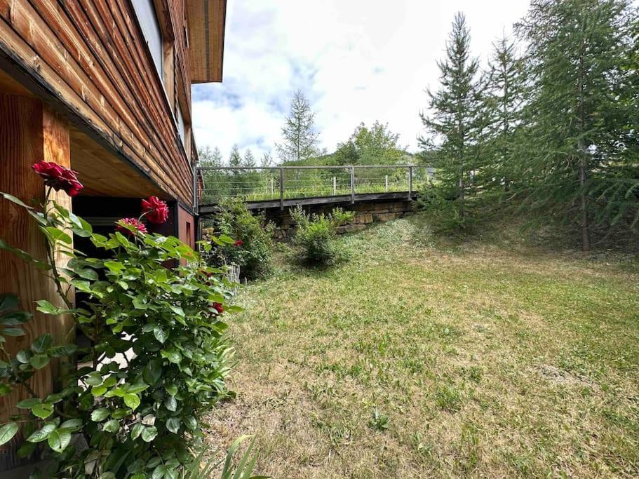 Chalet D'Architecte Avec Vue Panoramique Allos Exteriér fotografie