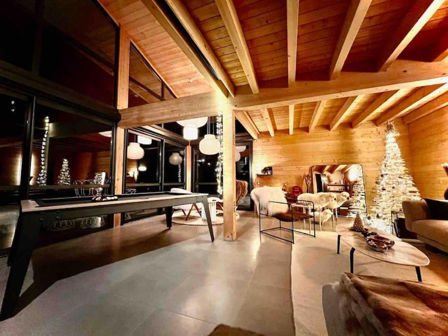 Chalet D'Architecte Avec Vue Panoramique Allos Exteriér fotografie