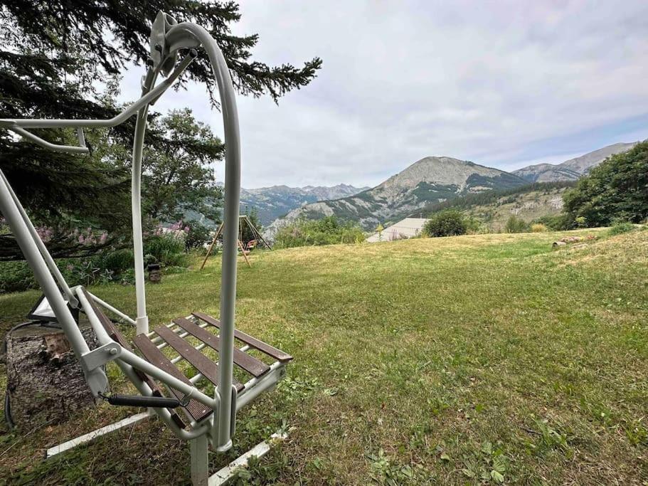 Chalet D'Architecte Avec Vue Panoramique Allos Exteriér fotografie