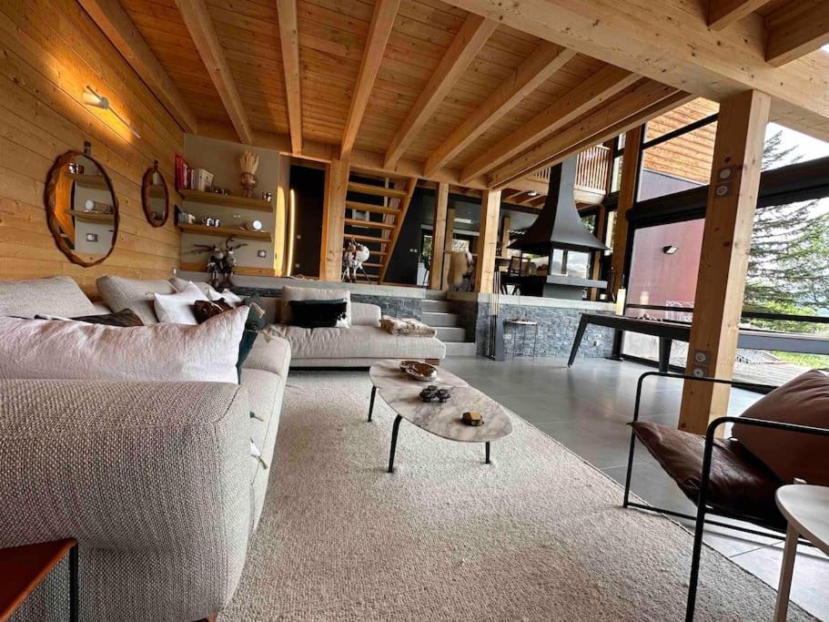 Chalet D'Architecte Avec Vue Panoramique Allos Exteriér fotografie