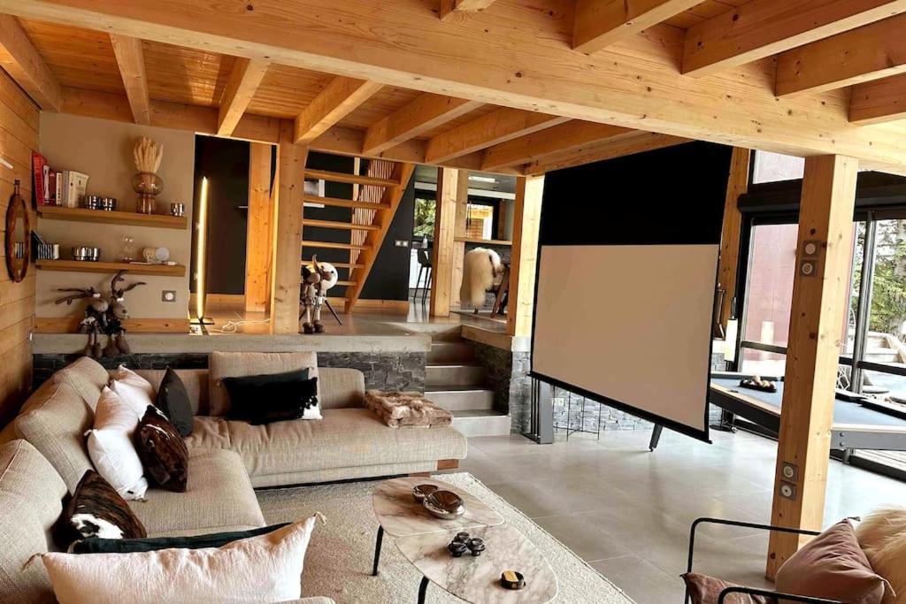 Chalet D'Architecte Avec Vue Panoramique Allos Exteriér fotografie