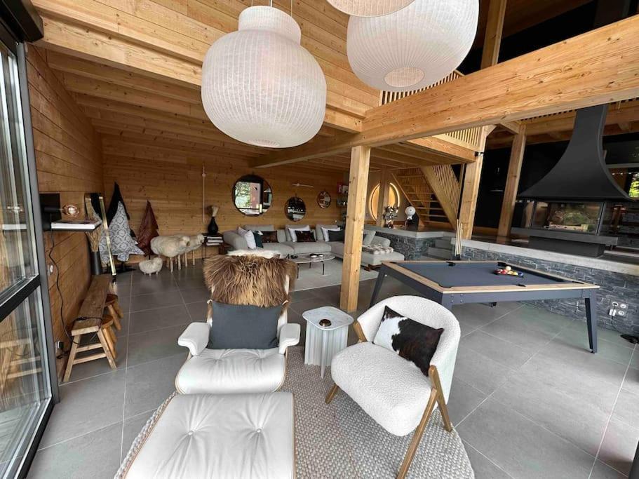 Chalet D'Architecte Avec Vue Panoramique Allos Exteriér fotografie